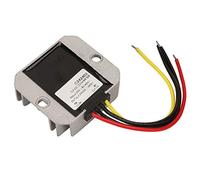 Jeanoko Convertidor de 24 V Módulo Reductor, Regulador de Voltaje, Carcasa de Aluminio para Monitor de Pantalla de Coche, Cámara, Ventilador, Bomba de Agua, Enrutador de Motor (2A)