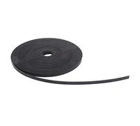 Jeanoko Correa Dentada de PU Negra de 6 Mm, Correa con Núcleo de Acero para Transmisión Lineal, Antirretroceso, Transmisión Estable para Entusiastas del Bricolaje (10m)