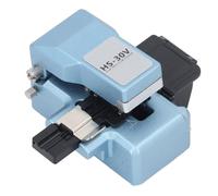 Jeanoko Cortador de ángulo Estable de Alta Precisión de Cuchilla de Fibra óptica para Cable de Fibra FTTH con Caja de Recolección, Recolector de Chatarra de ABS Aleación de Aluminio Acero de