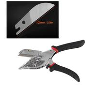 Jeanoko Cortador de Cizalla Angular, Herramienta Manual de Hoja Afilada Cromada para Cortar Madera Fina, Diseño Ergonómico, para Entusiastas del Bricolaje