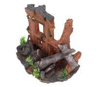 Jeanoko Decoración de Tanque Plano de Acuario con Detalles Vívidos para Resinas de Vida Acuática, Ideal para Tanques de Agua Dulce y Salada