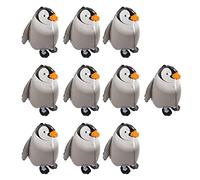 Jeanoko Globos de Papel de Pingüino Brillante, Paquete de 10 Globos de Animales que Caminan Seguros para Decoraciones de Fiesta