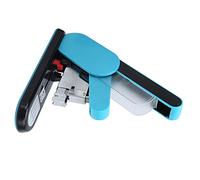 Jeanoko Grapadora de Alta Resistencia Diseño Ergonómico que Ahorra Mano de Obra para Suministros de Oficina de Alta Capacidad 190 Páginas Hierro ABS 12.1x11.0x3.1in (Azul)