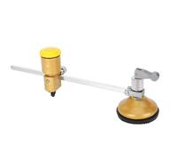 Jeanoko Herramienta de Corte Redonda de Vidrio Ajustable, Brújula Cortadora de Vidrio Alta para Orificio de Aire Acondicionado