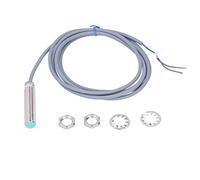 Jeanoko Interruptor de Proximidad Capacitivo Módulo Impermeable de Alta Precisión para Detectar Metal Papel Plástico AC90-250V (BEM12-02-AB)