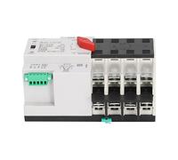 Jeanoko Interruptor de Transferencia Automática de Doble Potencia Controlador de Conmutación Segura de Milisegundos para Hogares, Empresas, 100 A 400 V CA Exquisita Artesanía