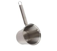 Jeanoko Jarra para Espumar Leche de 700 Ml, Largo de Acero Inoxidable para