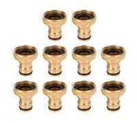 Jeanoko Juego de Adaptadores para Grifo de Lavavajillas, Conexión de Latón Fuerte, Broche Portátil para Lavadora o Lavavajillas, Apto para la Mayoría de Grifos Normales, Paquete de 10 Piezas