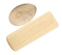 Jeanoko Juego de Juguetes Musicales de Percusión de Huevos de Maracas para Aprendizaje de Educación Temprana, Madera de Haya, 2,4 X 1,6 Pulgadas, Incluye 1 Huevo y Batidor