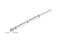 Jeanoko Kit de Barandilla de Cable de ángulo Ajustable de Acero Inoxidable, Alta Resistencia a la Tracción para Barandillas de Escaleras, Paquete de 10 (Jeanokobhva3l4em6-12)