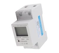 Jeanoko Medidor de Energía Digital con Retroiluminación LCD DDM15SD 5-80A con Medición Electrónica de KWh para Uso Residencial