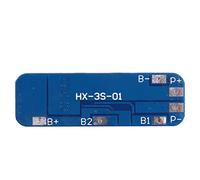Jeanoko Módulo de Control Duradero de Placa de Protección PCB de Batería de Litio Serie 3 para Paquete de Batería de 11,1 V/12 V/12,6 : Pequeño Consumo de Energía para Entusiastas del Bricolaje