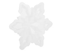 Jeanoko Molde de Silicona con Forma de Copo de Nieve para Manualidades y