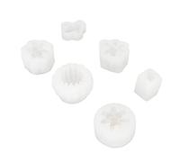 Jeanoko Moldes de Silicona Para Velas, Molde de Cera Duradero de Estilo Suculento Creativo Para Fabricación de Velas, 6 uds. Para Decoraciones de Fiesta