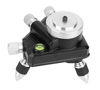 Jeanoko Nivel Láser de Aleación de Aluminio Ajustable de 360 grados, Soporte de Trípode con 3 Perillas Angulares, Rosca de 1/4 "para Fijación que Soporta Niveles Láser