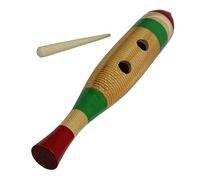 Jeanoko Orff Fish Clapper Toy Set Instrumento Musical Educativo de Madera para Niños Pequeños - Juguete de Percusión Interactivo con Baqueta (25 cm/9,8 Pulgadas)