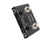 Jeanoko Pedal Drum Looper Pedal Compacto de Efecto de Bucle de Frase de Metal con 11 Minutos de Tiempo de Grabación para Músicos Negro