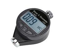 Jeanoko Probador de Dureza Digital Shore C, Medidor de Pantalla LCD para Neumáticos de Plástico de Gel de Caucho, con Función de Reinicio del Interruptor de Encendido Estándar