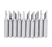 Jeanoko Punta de Soldador sin Plomo 900M-T-K de de 10 Piezas para un Calentamiento Rápido y una Larga Vida útil, para una Gran área de Soldadura, Terminales Gruesos, Fácil de Transportar