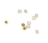 Jeanoko Punto de Bisel Luminoso, 10 Uds., Piezas de Reloj Brillantes, Accesorio para Relojeros Nocturnos, Pequeño Ayudante Portátil, Cerámica de Plástico (Azul)