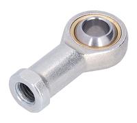Jeanoko Rodamiento de Extremo de Varilla SI12T/K Rodamiento de Junta de Acero Al Carbono de Alta Resistencia para Cilindros Hidráulicos y Maquinaria de Ingeniería, 16 Mm (hilo izquierdo)