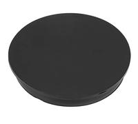 Jeanoko Sello de Cubierta Inferior de Tambor de Lengua, Silicona Antideslizante, Resistente Al Desgaste para Principiantes y Profesionales, Negro 1x (Cubierta inferior grande del tambor etéreo)