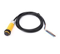 Jeanoko Sensor de Proximidad con Interruptor fotoeléctrico: BERM E3FDS10C4, Distancia de Detección de 10 Cm para Puertas Automáticas, Sensor NPN NO