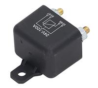 Jeanoko Solenoide de Arranque Bobina de Latón Duradera de Alta Potencia para Automóvil Relé de Cortacésped DC24V para Vehículos Todoterreno