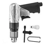 Jeanoko Taladro Neumático Taladro de Aire Tipo Pistola Perforadora Industrial Reversible para Carpintería 3/8 Pulgadas 10 Mm KP-552H (Estilo japonés)
