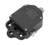 Jeanoko Transformador de Impedancia Balun 1:64 de Banda Múltiple de Antena de Media Onda Alimentada Final para Radioaficionados Actividades Al Aire Libre ABS 190g