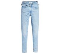 Jeans ajustados de doble botón Levi's para mujer 711, azul claro, W26 L32