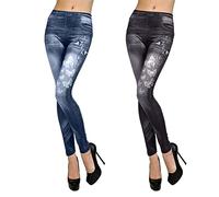 Jeans ajustados para mujer, elásticos, de talle bajo, cintura elástica, pantalones de mezclilla ajustados, pantalones de mezclilla estampados de moda con bolsillos, pantalones de mezclilla casuales