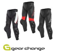 Jeans de cuero para motocicleta Dainese Delta 3