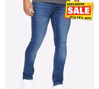 Jeans De Mezclilla Slim Fit Clásicos Para Hombre Crosshatch Buraca Stone Wash