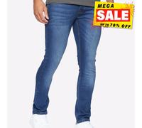 Jeans De Mezclilla Slim Fit Clásicos Para Hombre Crosshatch Buraca Stone Wash