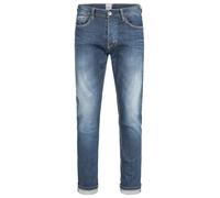 Jeans De Moto ROKKER Iron Selvage Color: Azul Talla: W30/L34