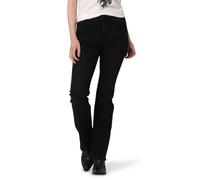 Jeans de mujer Wrangler High Rise Bold Boot, lavado negro, talla 14-32 - Estilo y comodidad para cada ocasión.