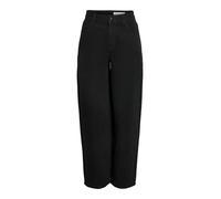 Jeans Fit Corte Barrel 30 Negro