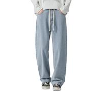 Jeans Hombre Vaqueros Hombre Pantalón Cargo Pantalon Senderismo Rectos Impermeable Ancho Homem Running Ropa Elegante Padel Escalada Termicos Chándal Cintura Elástica Deportivo Desmontable XL