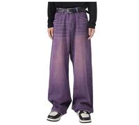 Jeans Mujer Pantalón Vaquero Mujer Pantalones Anchos Vaqueros Rectos Pantalon De Pana Ancho Faldas Vaqueras Termico Leggins Elasticos Acampanados Campana Transpirable Negro Chaleco 2XL Ropa Vestir