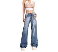 Jeans Mujer Vaqueros Anchos Mujer Wide Leg Jeans Women Chaleco Vaquero Pantalon Jeggins Disfraz De Vaquera Pantalones Pana Sweatpants Tejanos Elasticos Campana Blue Moto Falda Talle Medio Negro