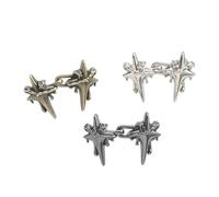 Jeans - Pin de fitness para mujer y niña, clip de cintura, estrella cruzada, tensor de cintura, 3 piezas, pantalones extraíbles, talla única, como se describe, como se describe