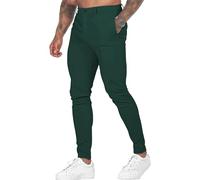 Jeans Slim para Hombre Clásico Cómodo Jeans regulares Vaqueros Rectos de Algodón Skinny, verde, XXL