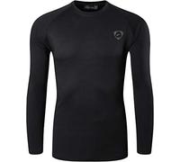 Jeansian Hombre Sun Protection Deporte Camiseta Men Sport T-Shirt tee Tops LA245 Black L