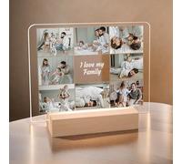 JeathFea Lampara Personalizada con Foto - Regalos Amigas Originales - Regalos Personalizados para Parejas Novio Novia - Ideas Regalos Aniversario Navidad Cumpleaños San Valentin