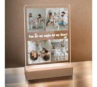 JeathFea Lampara Personalizada con Foto - Regalos Amigas Originales - Regalos Personalizados para Parejas Novio Novia - Ideas Regalos Aniversario Navidad Cumpleaños San Valentin
