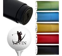 JeathFea Sello Personalizado para Pelota de Golf, 25 Opciones de diseño, Regalos Personalizados de Golf para Padre, Hombre, Amante del Golf
