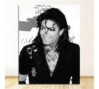JEBGOEHS Póster de Michael Jackson - Lámina Artística Mural Moderna, Decoración de Pared para Dormitorio y Salón, Póster Vintage Sin Marco (50x70 cm)