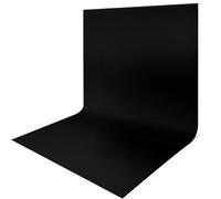 JEBUTU Fondo negro, 9.8 pies x 19.6 pies, fondo de fotos grande, plegable, de poliéster, lavable, pantalla negra para fotografía, retrato de productos, estudio de video, zoom