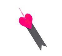 jebyltd 2. Cinta con Forma De Corazón Amor Tiras Reflectantes para Bicicletas Colgante Multifunción Ciclismo Nocturno Equipo Bicicletas Fácil Instalación Cinta Reflectante Vehículos A La